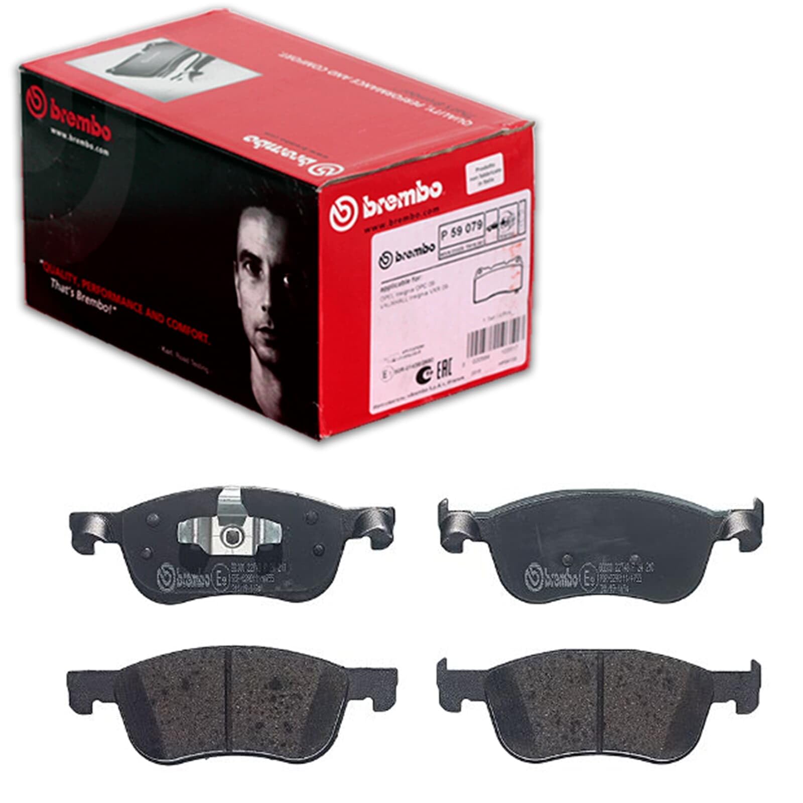 BREMBO Kit pastiglie freno, Freno a disco P24210 Compatibile con: FORD FIESTA VII
