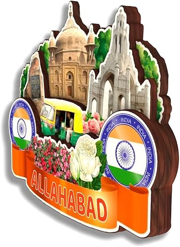 Miniatura 10 de Calcutta India - Imán para nevera de madera colección 3D hecho a mano viajes ciudad recuerdos refrigerador decoración del hogar regalo -742