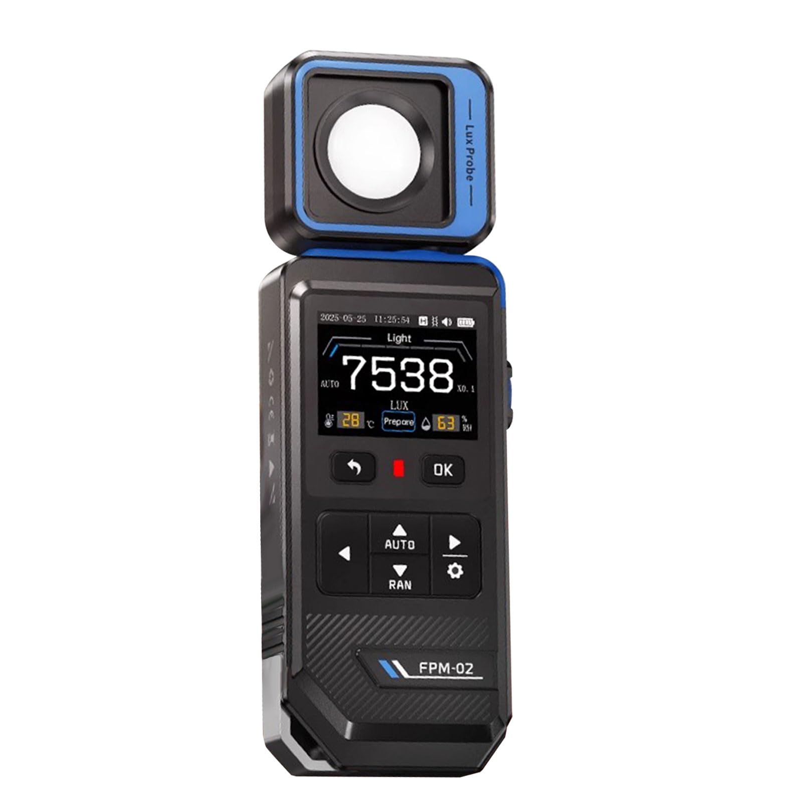 Photomètre de précision 0-99990 lux avec capteur haute sensibilité