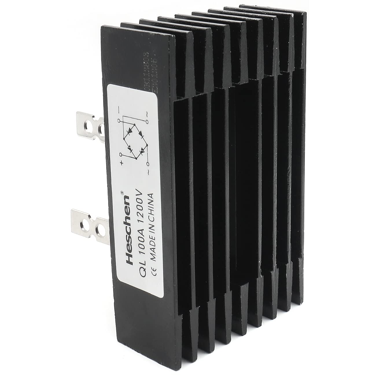 Heschen Raddrizzatore a ponte monofase, QL-100A, modulo a diodi, 100A, 4 terminali