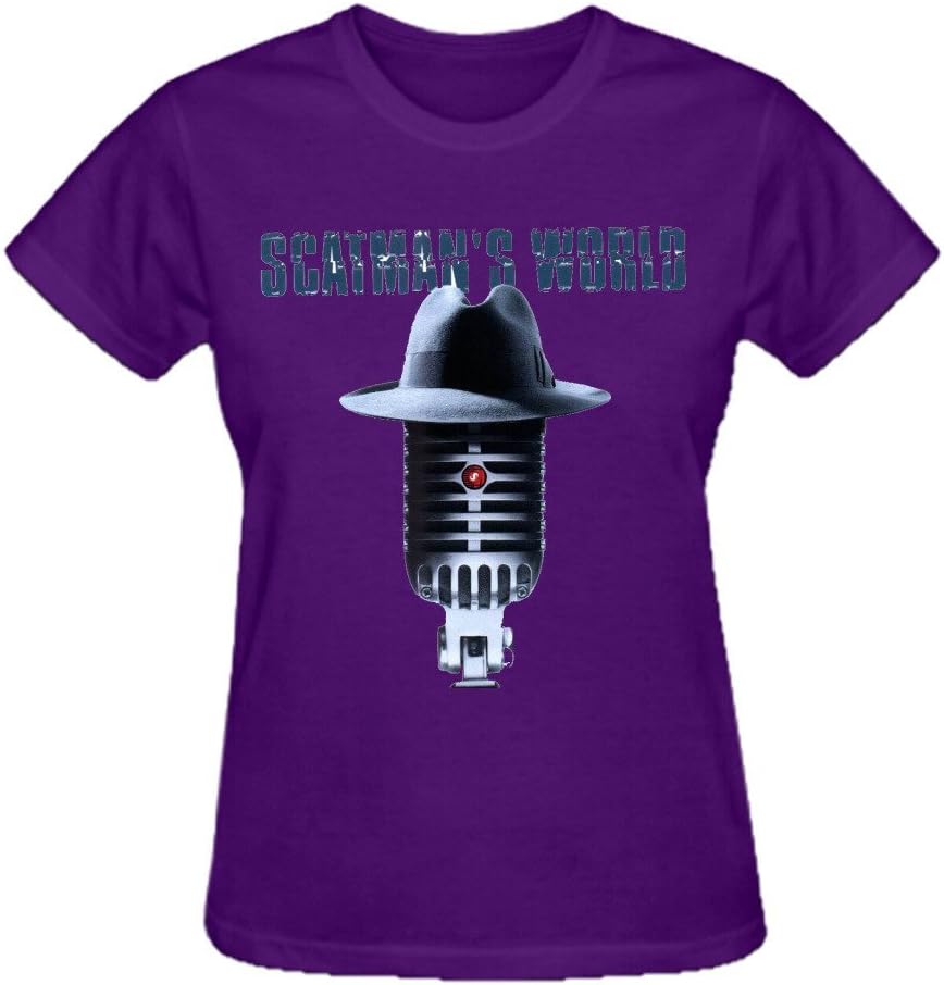 Abover Scatman John Scatmans World Plain T Shirts for Women Crew Neck