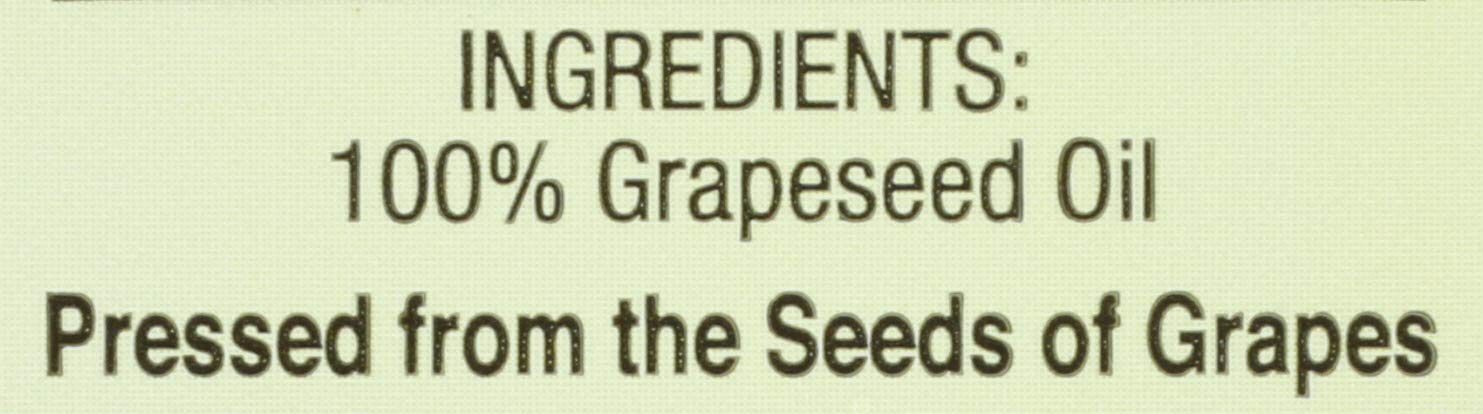 Colavita 100% Grapeseed Oil, 25.5 oz Glass Bottle 4 Colavita 100% Grapeseed Oil, 25.5 oz Glass Bottle
