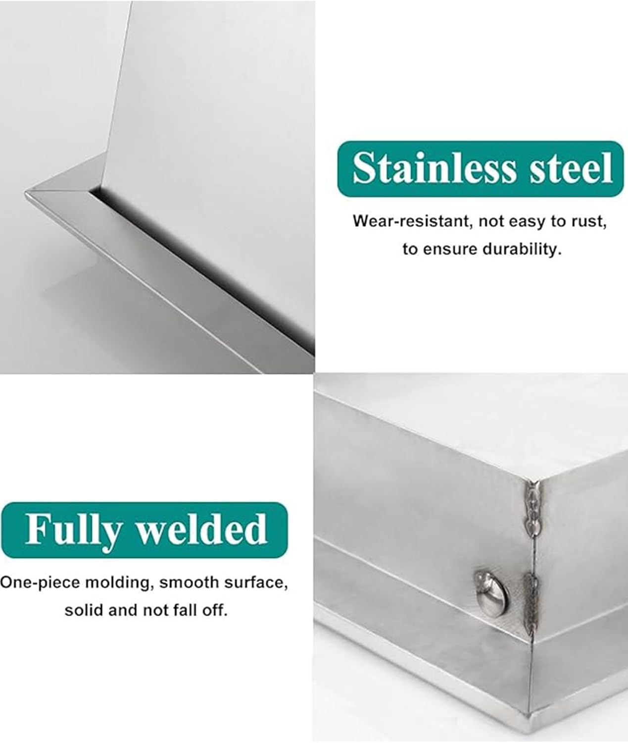 Access Door Stainless Steel Access Panel, Outdoor Kitchen Doors Island Single Panel, Plumbing Access Hatch Wall Hole Cover with Metal Push Latch(300x350mm/9x9in)