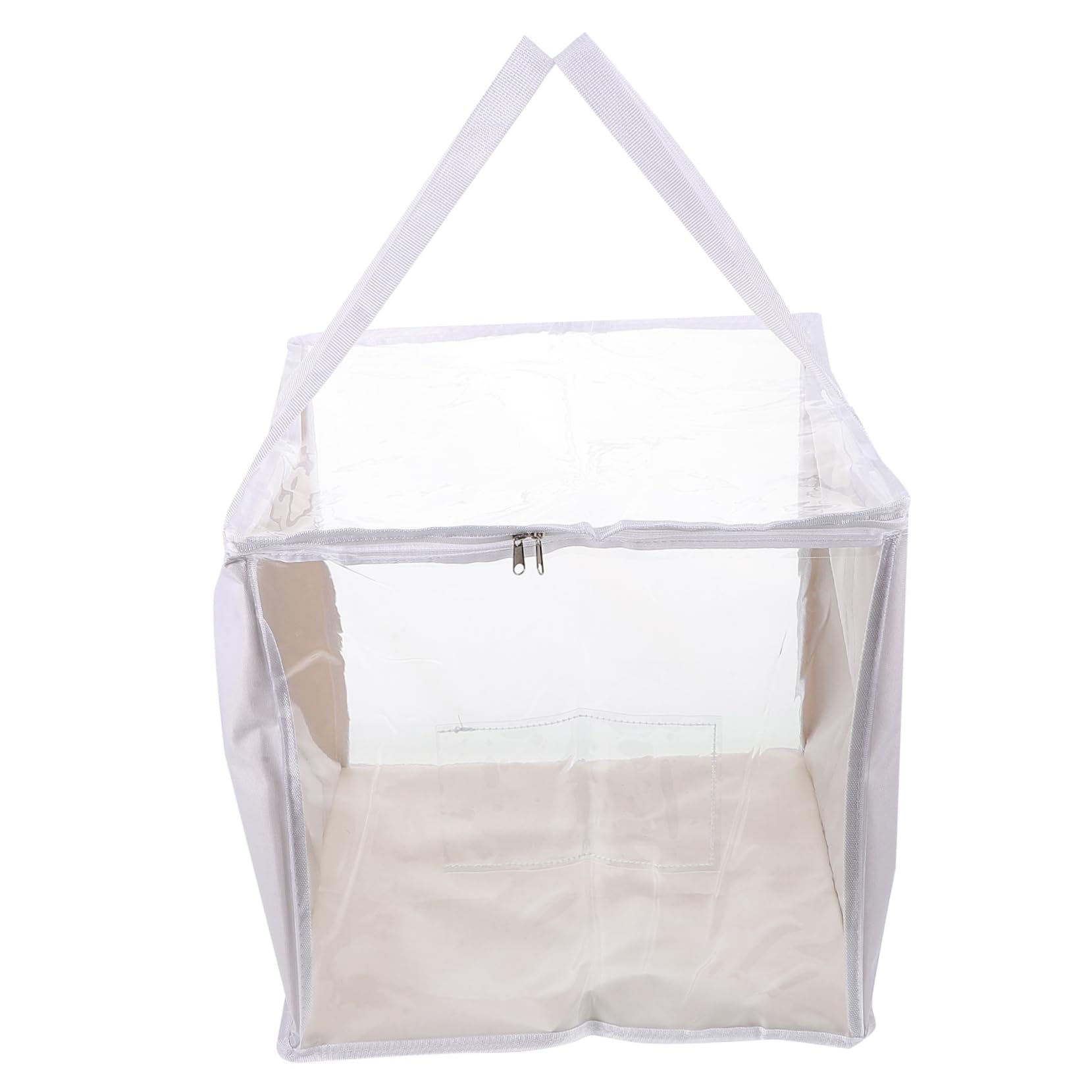 Rangement jouets PVC transparent étanche avec zip x2 pour l'organisation de chambre d'enfant