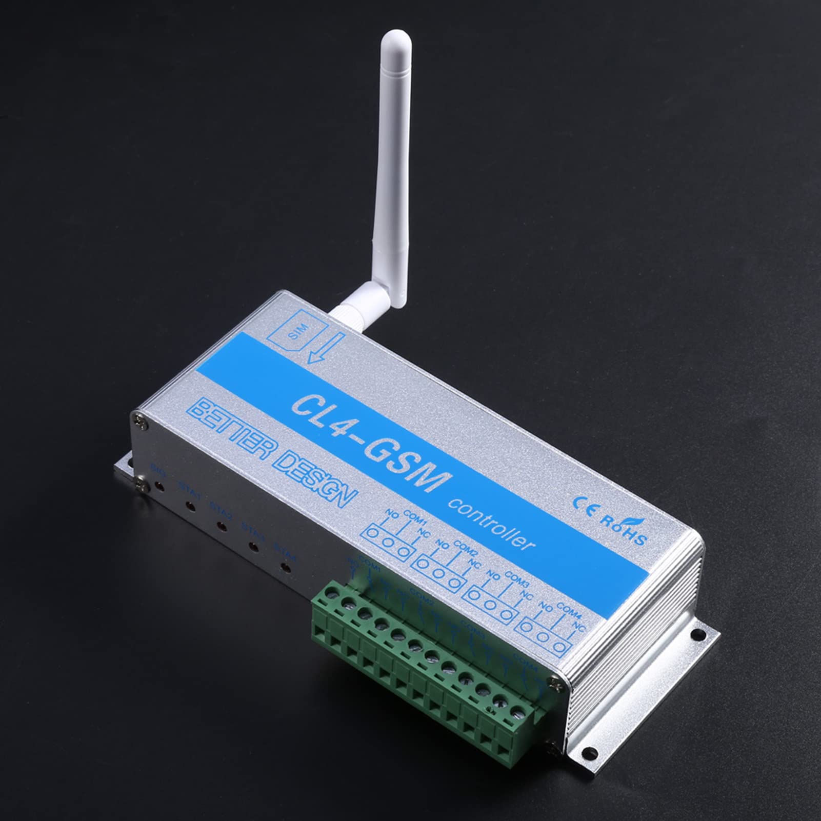 Control Remoto Inalámbrico gsm SMS Llamada Seguridad Hogar Interruptor Electrodomésticos Control Remoto Inteligente CL1-GSM Mano Cabezal EU Plug