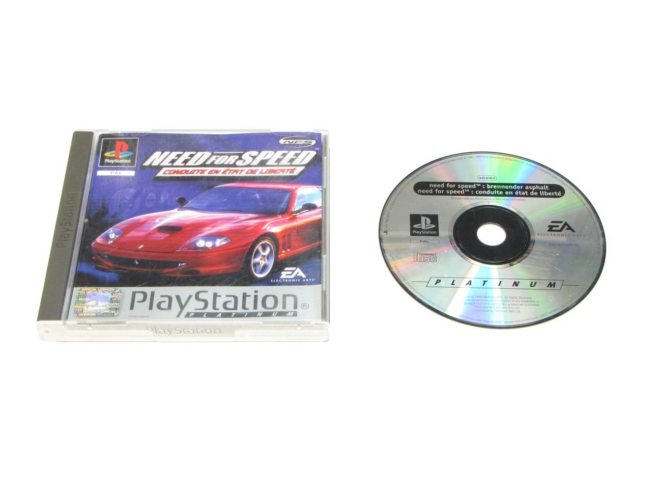 Playstation 1 PS1 - Need For Speed Conduite en Etat de Liberté