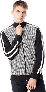 TROJAN Jacquard Check Track Top TR/8703