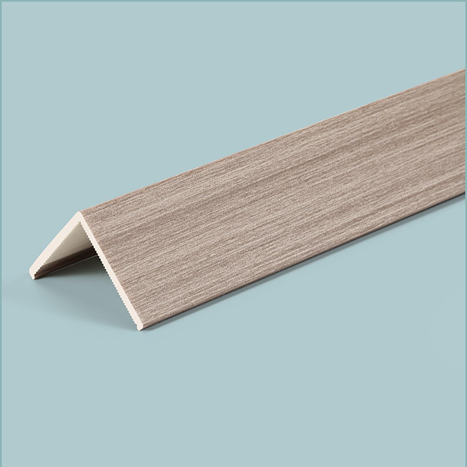 Paraspigoli Effetto Legno Profili Angolari in PVC per Pareti, AntiGraffio Protezioni Angolari per Pareti, Profili Angolari Autoadesivi, Impermeabili Protezioni(D,80cm/31.5in(L))