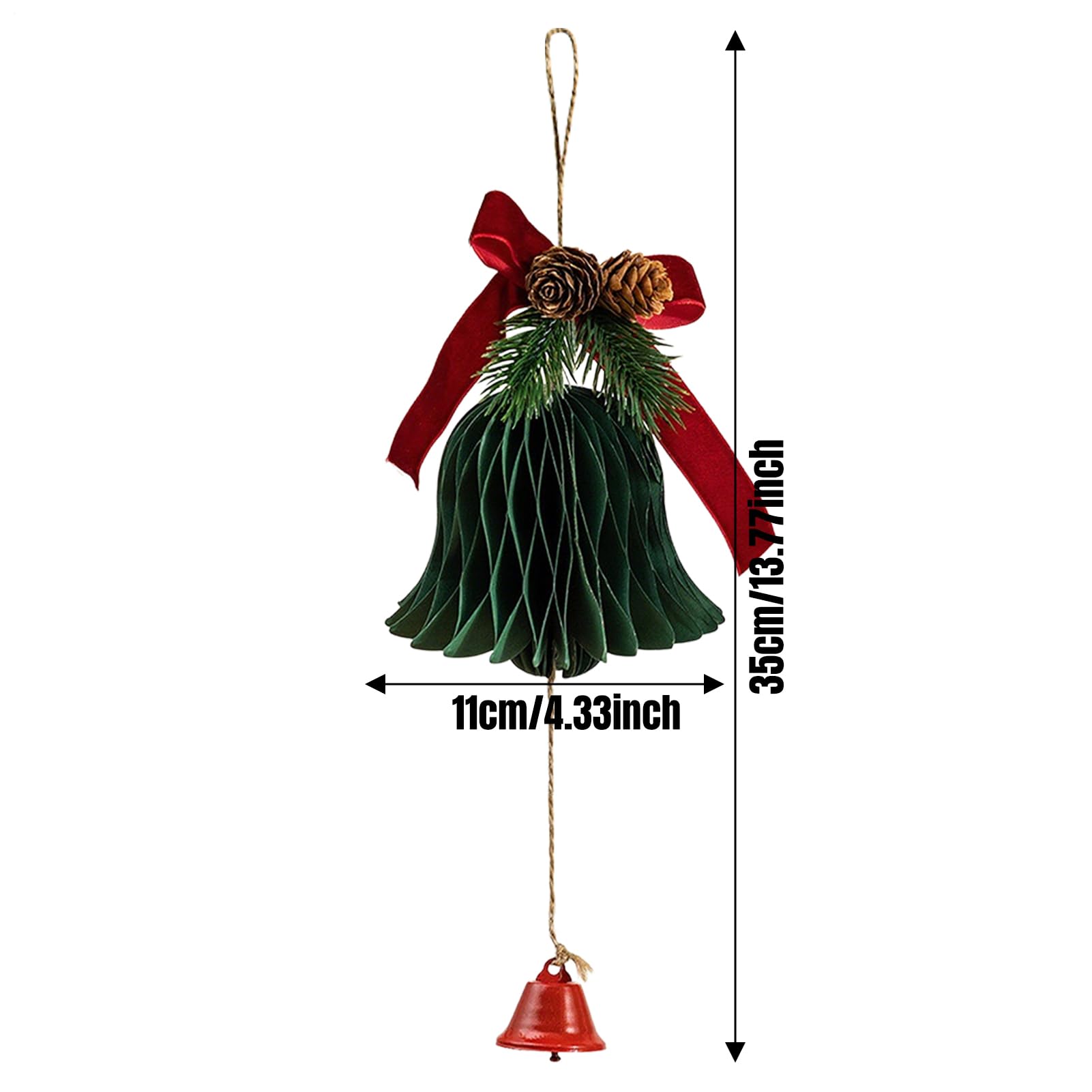 Campane Per Albero Di Natale Campanelli di Carta