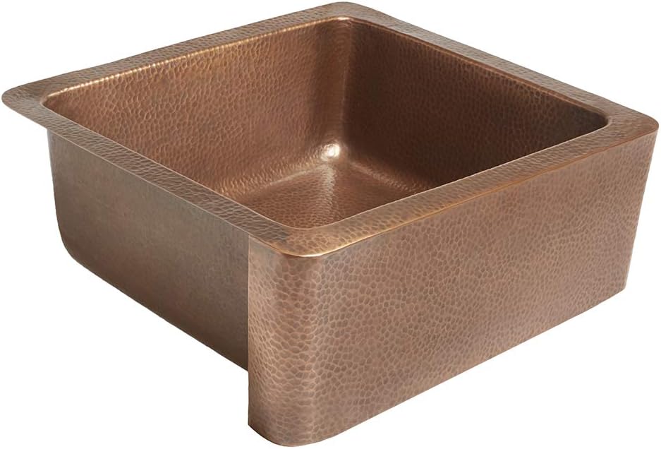 TOP оƒƒERS Sinkology K1A-1209HA-AMZ Monet Handmade 25 CareIQ Kit Farmhouse, Apron-Front, Kitchen Sink, Single Bowl, Antique Copper ❤ Crаzу Dеаlѕ Sinkology K1A-1209HA-AMZ Monet Handmade 25 CareIQ Kit Farmhouse, Apron-Front, Kitchen Sink, Single Bowl, Antique Copper