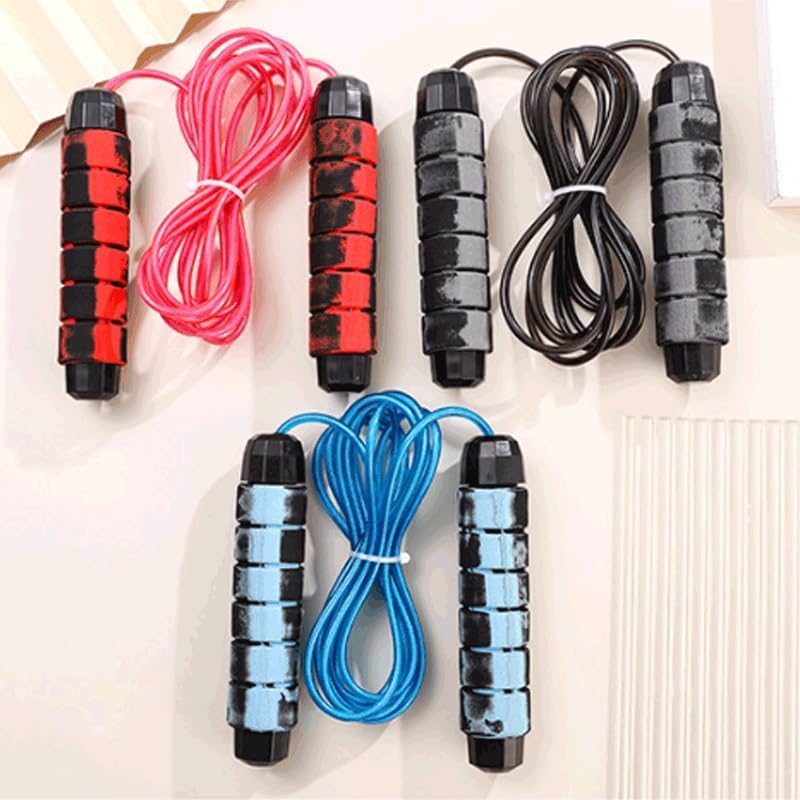 Load-bearing Colorful Bearing Steel Wire Skipping Rope Fitness Practice Counterweight Smooth image 3