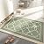 THRILRUG Indoor Fall Doormat 36"x24",Durable Welcome Mat Low Profile Floor Mat Absorbent Front Back Door mat Outdoor Non Slip Rugs for Entryway, Patio, High Traffic Areas Washable-Sage Green Trellis