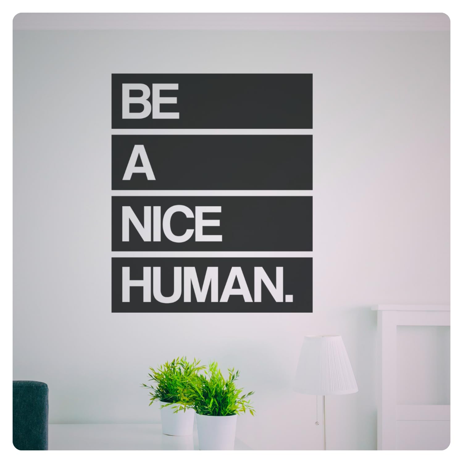 Sticker mural citation inspirante pour cultiver la pensée positive dans votre espace de fitness