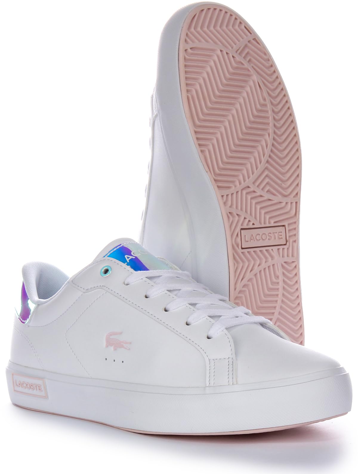 Lacoste Powercourt 124 3 Suj dla dzieci Trenerzy EU 38, biały, 38
