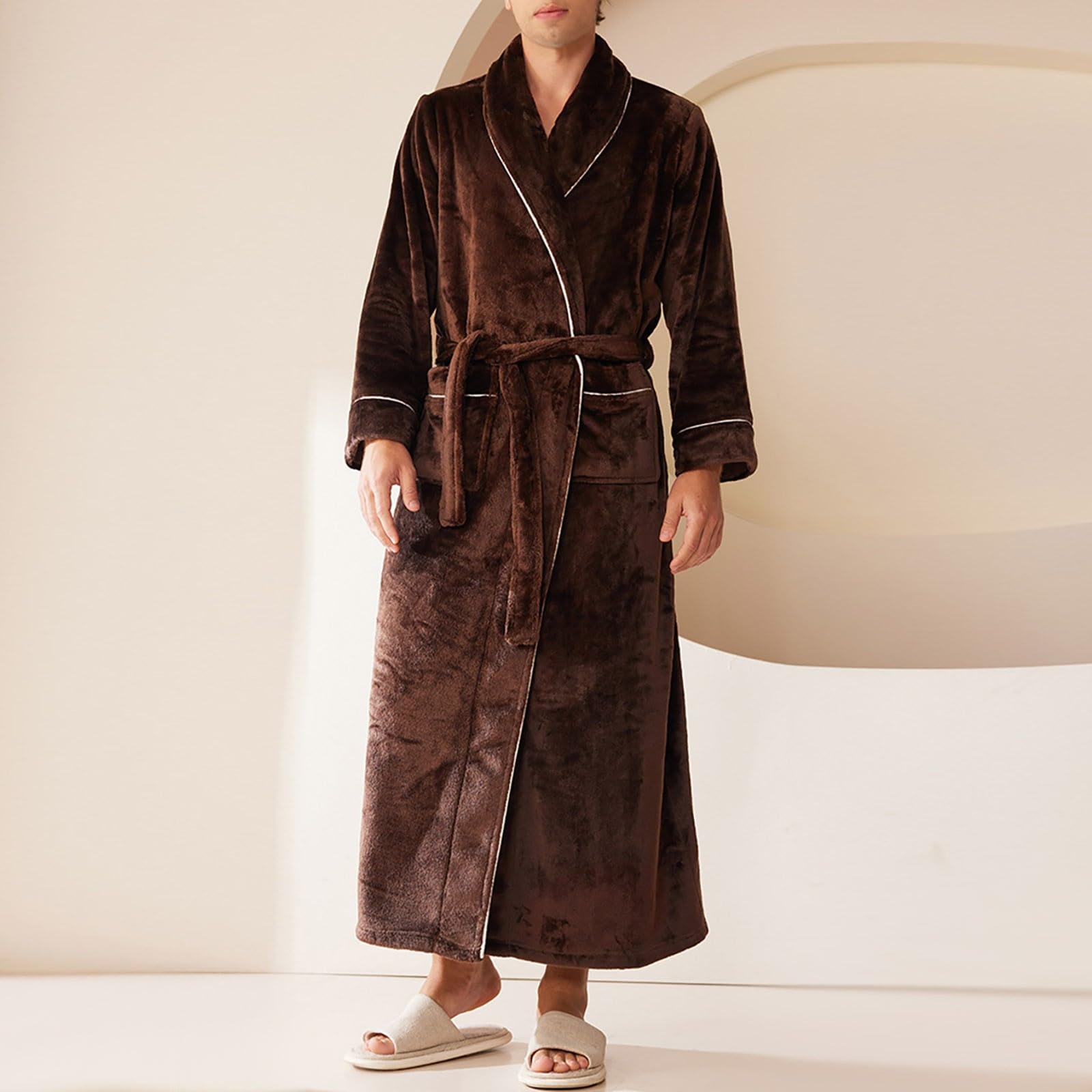 Accappatoio Uomo Spugna Leggera, Accappatoio Unisex da Donna E Uomo Accappatoio Cotone Accappatoio Piscina Palestra Morbido E Assorbente, Asciugatura Rapida Accappatoio da Bagno Uomo Kimono Uomo