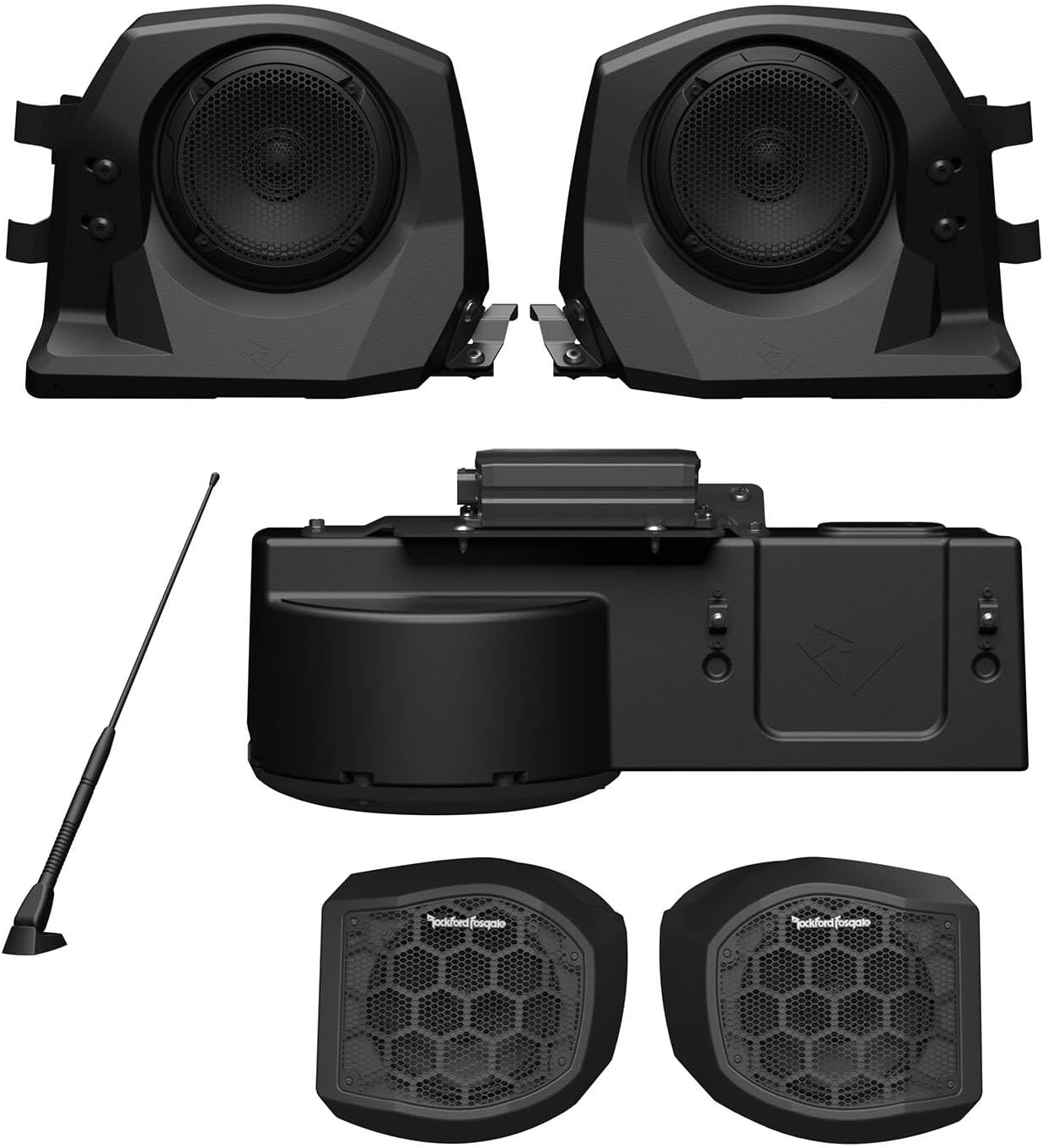 Polaris 2884437 Stage 4 Ride Command Audio Kit by Rockford Fosgate General XP 4 1000 Premium Deluxe Pursuit