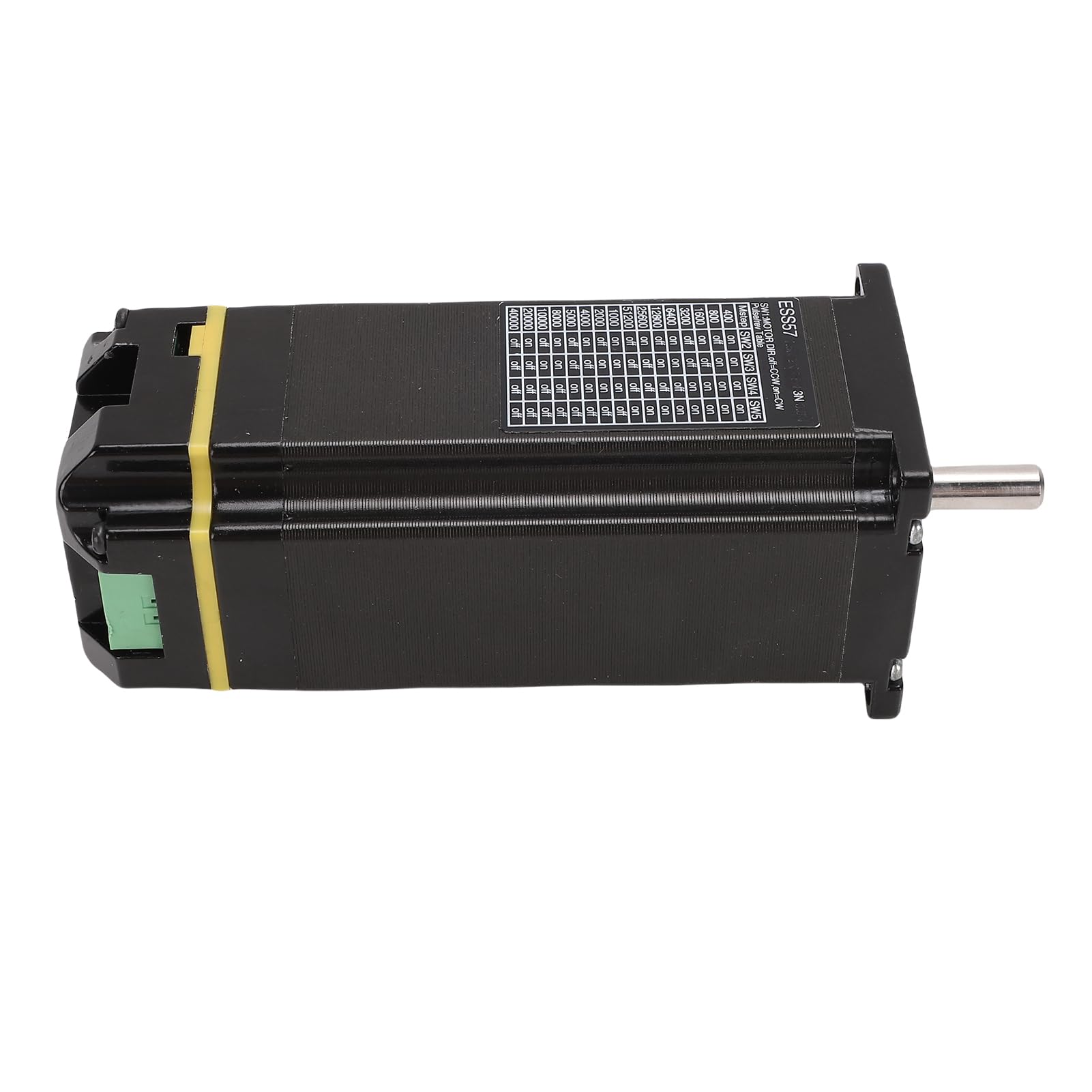 Fabater Motor Paso a Paso Servo Integrado Robusto 3N.m 0-3000RPM para Máquinas de Marcado, Aleación de Aluminio ABS