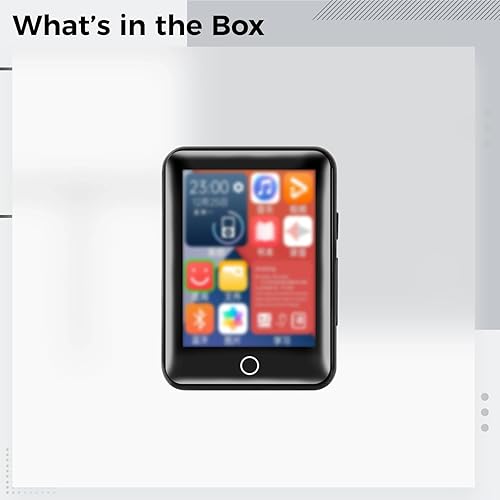 Miniatura 4 de Cuerpo de metal pantalla táctil MP3 reproductor inalámbrico, portátil, 32Gb, aprendizaje a pantalla completa con lectura de libros electrónicos,