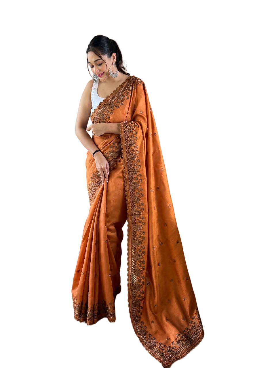 Leeli Peeri Designer Pure matka silk soft saree with all over beautiful work and mottifs with cutwork border and full work blouse.