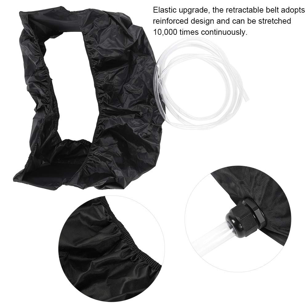 Bolsa de polvo impermeable del aire acondicionado, bolsa de limpieza del aire acondicionado, bolsa impermeable montada en la pared del protector del aire acondicionado