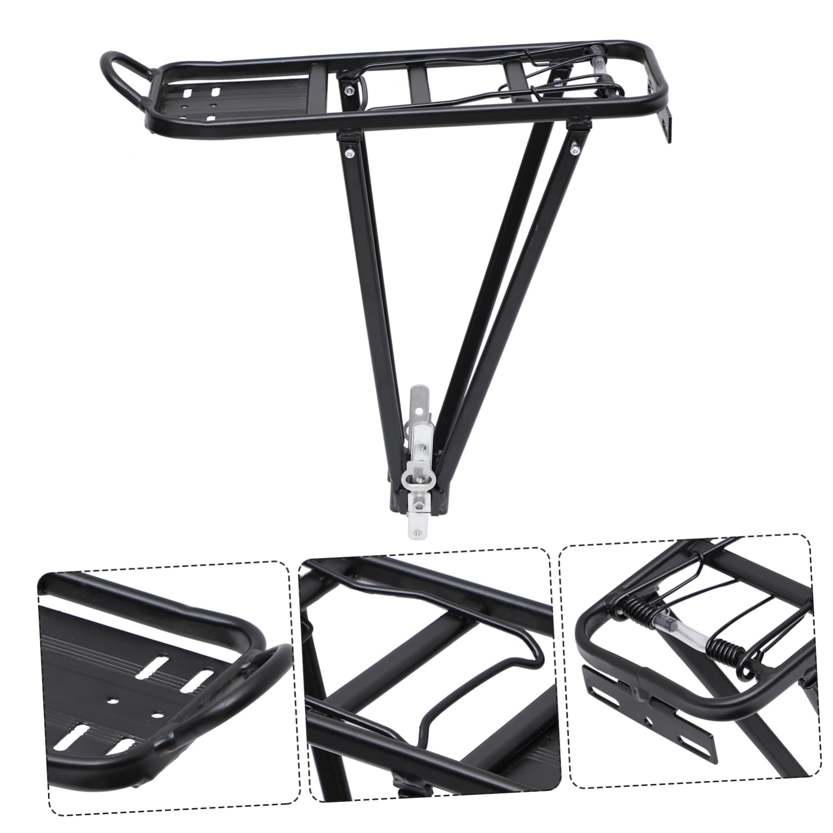 GALPADA Bike Cargo Rack Rear Luggage Carrier for Bicycles Easy Mounting Suitable for Mountain Bikes High Strength Weather Resistant