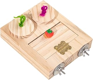 Parrot Enrichment Toy Bird Puzzle Toy Mental Toy Bird Foraging Box Toy Foraging Toy for Parrots Parakeet Small Pet Cockatoo