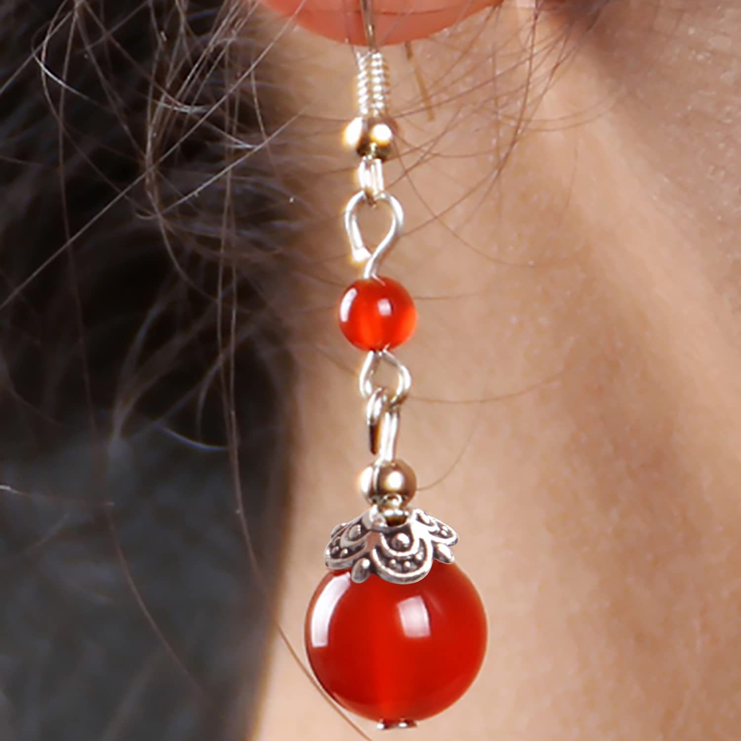 100-Piece Flower Bead Caps - 10mm Antique Gold & Silver Jewelry Findings