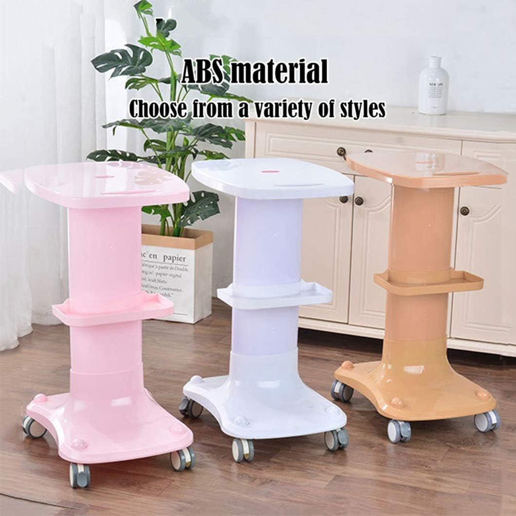 Salon Beauty Rolling Trolley Equipment Cart,Mobile Spa Service Hairdressing Storage Tray Frame,Multi-Purpose Utility cart with Roller, Barber Shop Professional cart