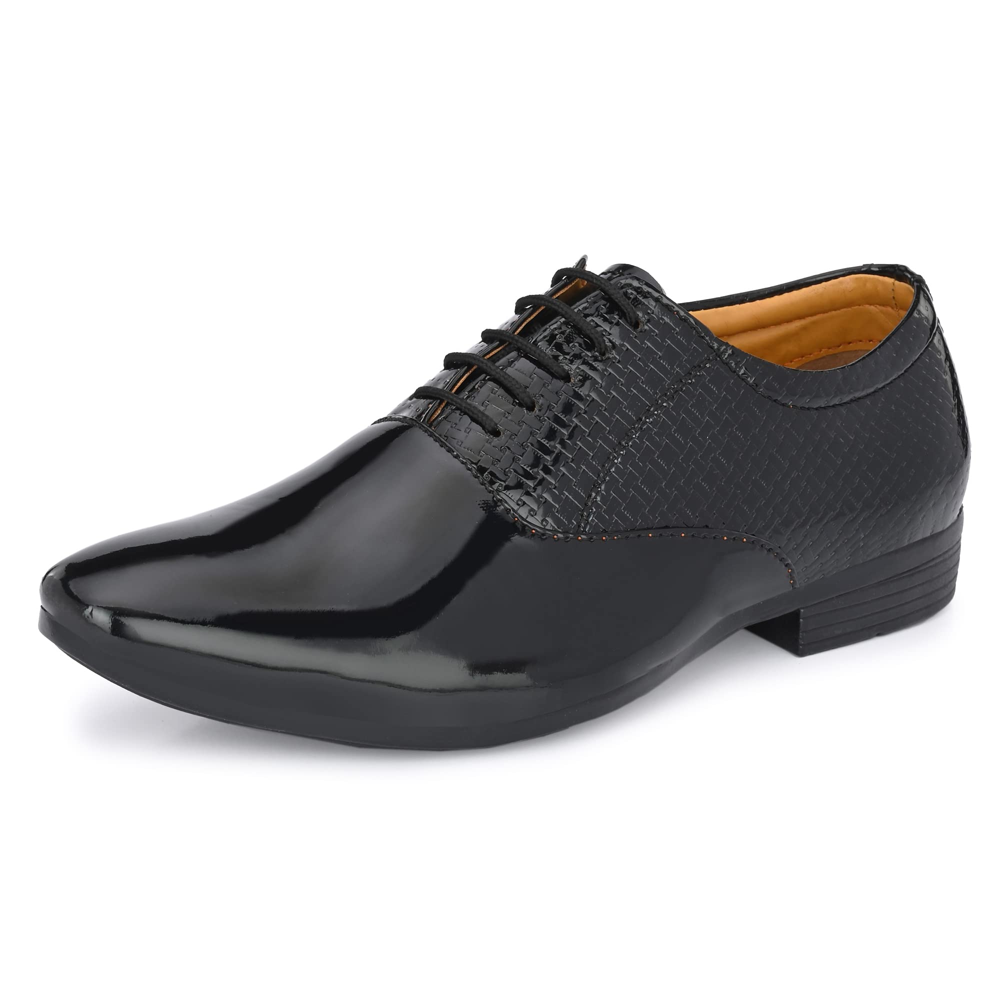Shoe Island ® Patent Leather M5514 Black Oxford Lace-Ups Office Ethnic Mens Formal Shoes for Men, Size 6 UK/India (B0BY398D7H) Amazon Price History, Amazon Price Tracker