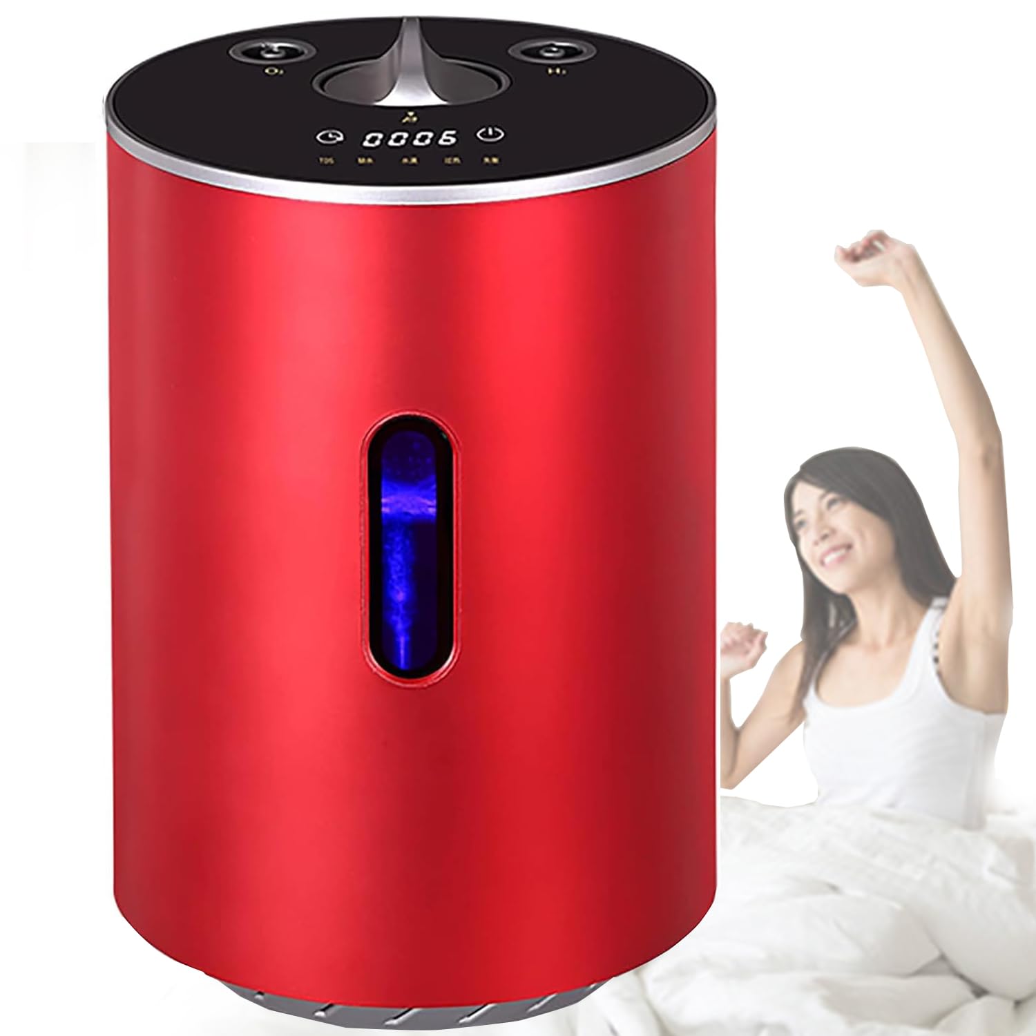 Amazon.co.jp: MUDOU 水素吸入機 150ml/分 (100H+50O) デュアル