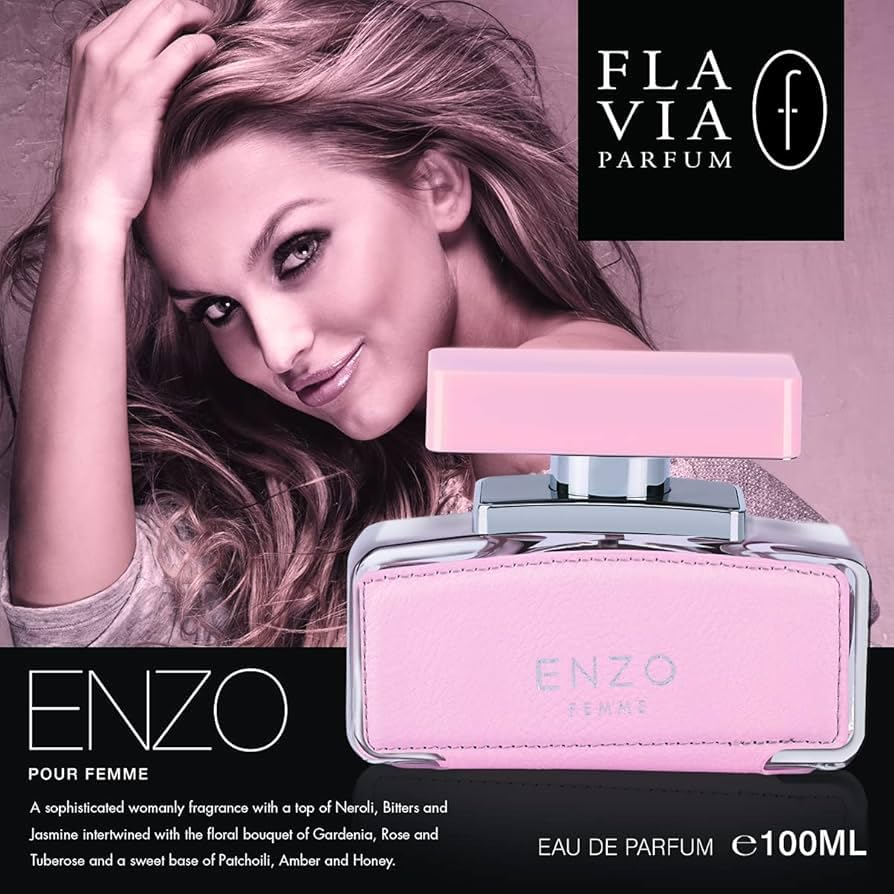 Image of Flavia Enzo Women Eau De Parfum 100ml | Perfume for Men & Women | Fragrance for Long Lasting Freshness | Everyday Use | Best for Gifting Purpose