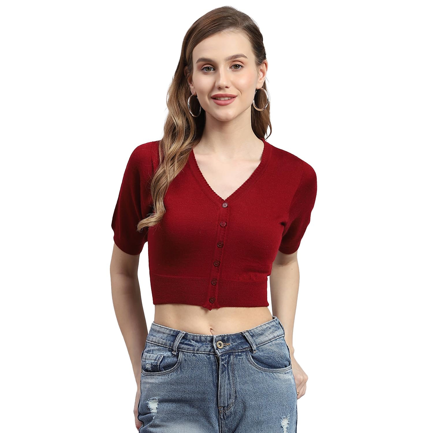 monte carlo Women's Solid Regular Fit Blouse-picture-33