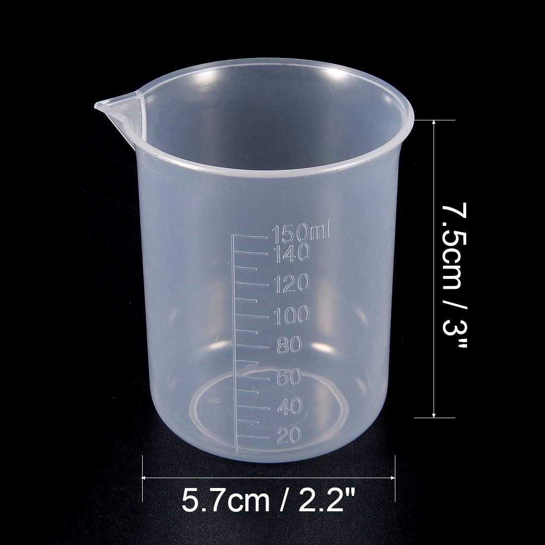 Amazon.co.jp: XYWHPGV 計量カップ150mlPPプラスチック製目盛り付き