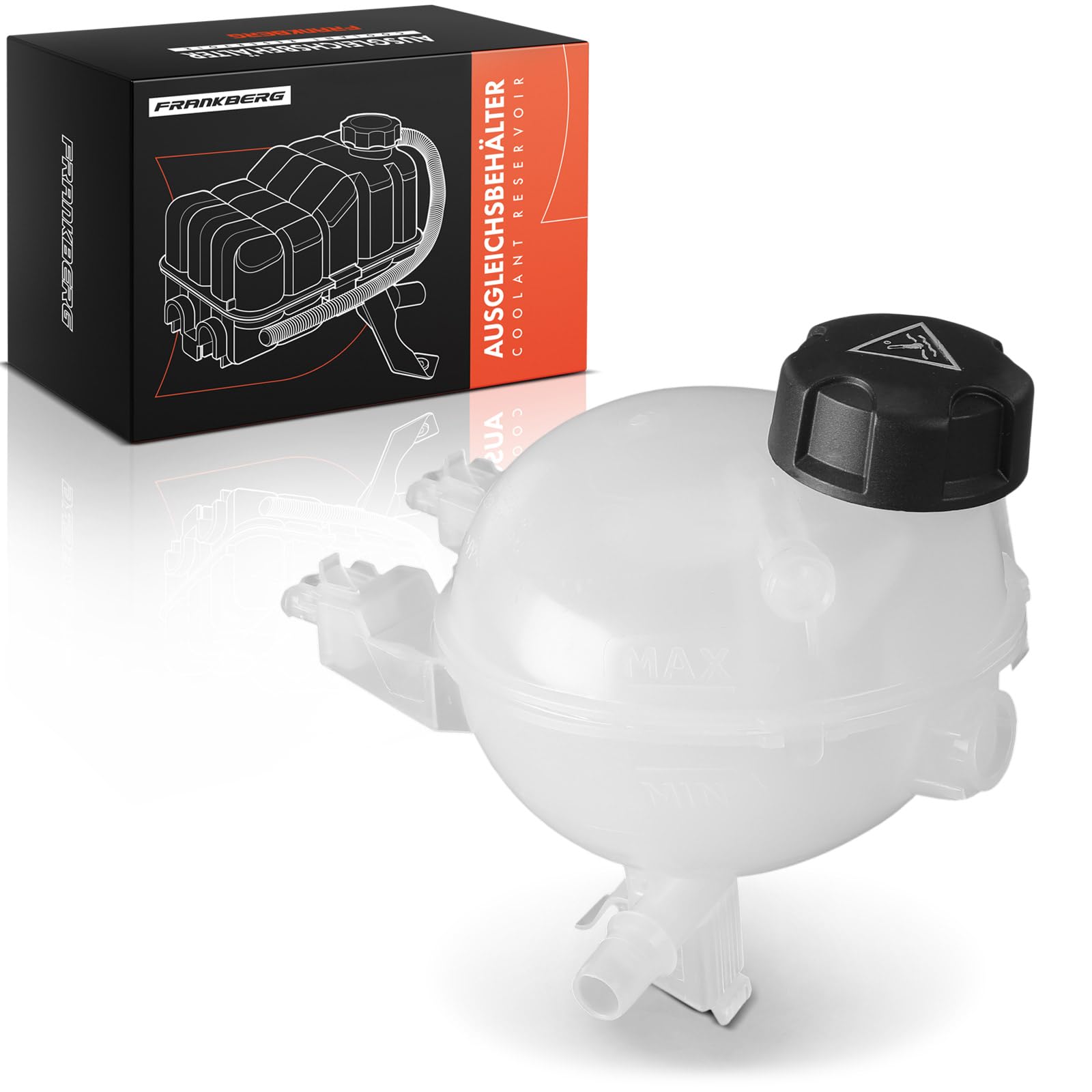 Frankberg Vase d'expansion 9800777280 | Compatible avec: Cabine K0 de la plateforme Vivaro C, Bus Zafira Life K0, Expert Box V, C3 II SC, C-Élysée DD, 2008 I CU