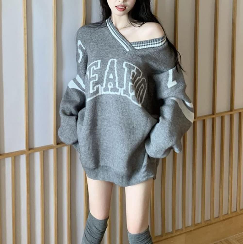 [Xulusen] ニット セーター レディース 長袖 ゆったり 大きいサイズ プルオーバー ニット モヘア ジャギー セーター カ