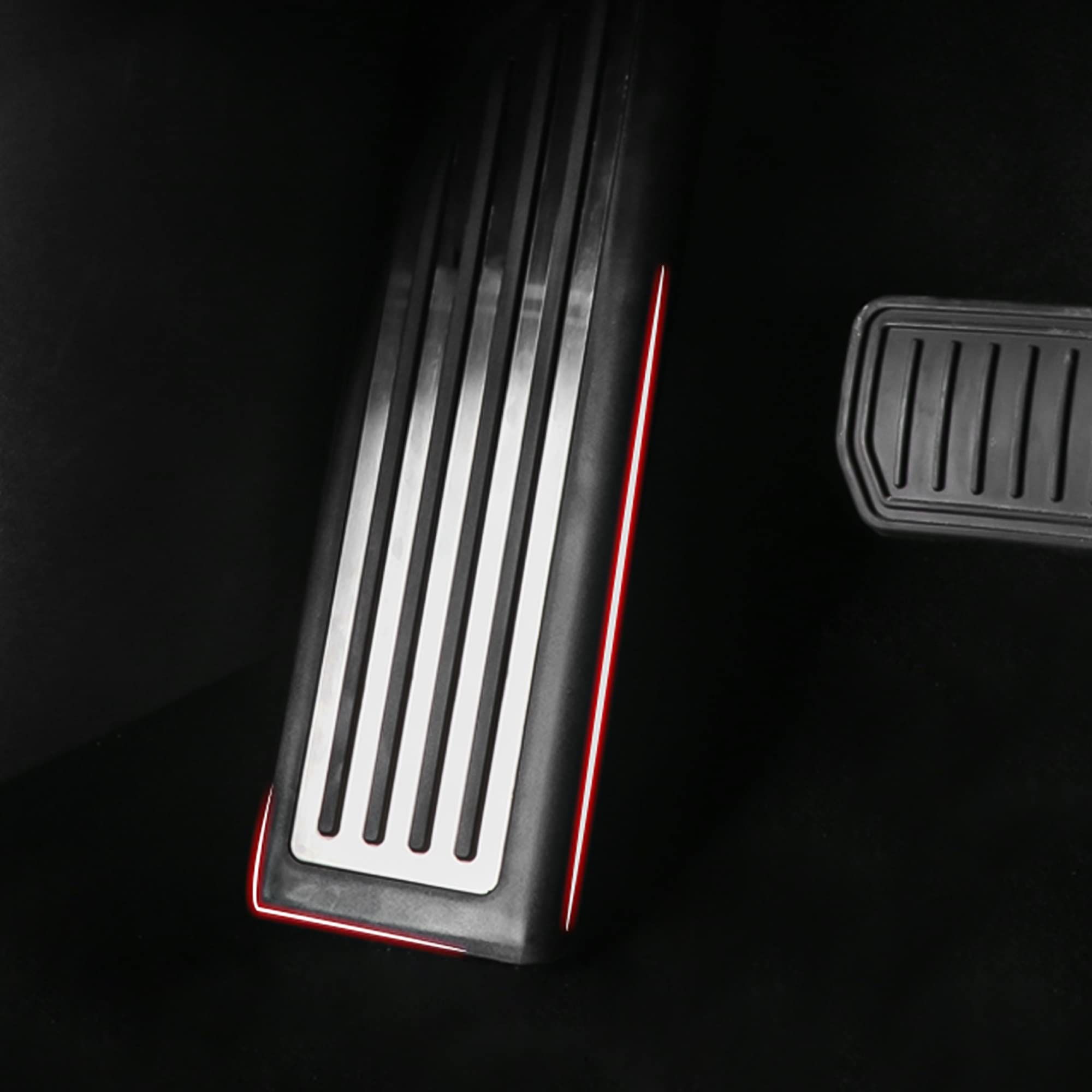 Copripedale Poggiapiedi In Acciaio Inox Per Tesla Model 3 E Y, Antiscivolo, Accessorio Auto, Facile Installazione, Sostituzione Pedale Sinistro - 2