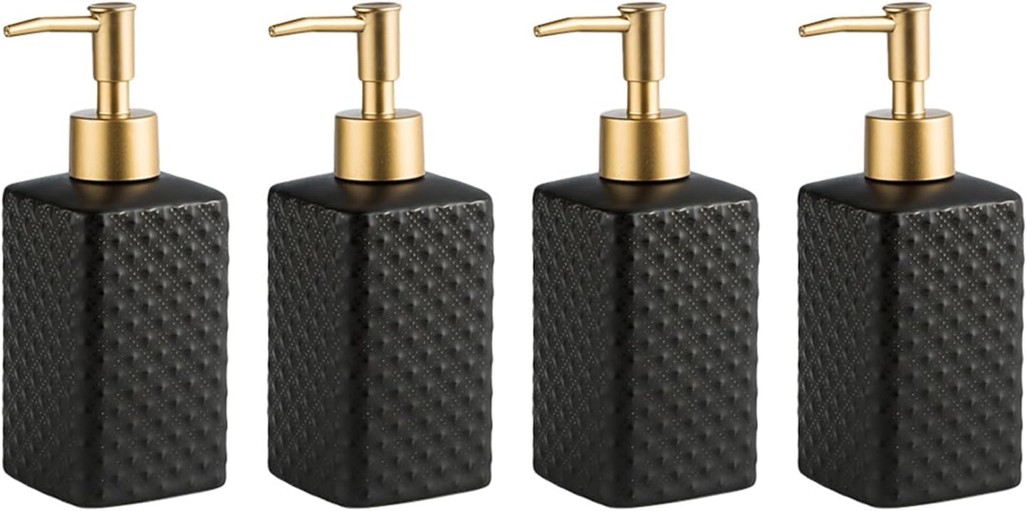 Dispenser di Sapone per I Piatti, Dispenser di Sapone da Cucina da Appoggio, Ceramica Liquida Portatile Ricaricabile con Pompa Antiruggine per Cucina, Bagno, Fattoria (Color : G)