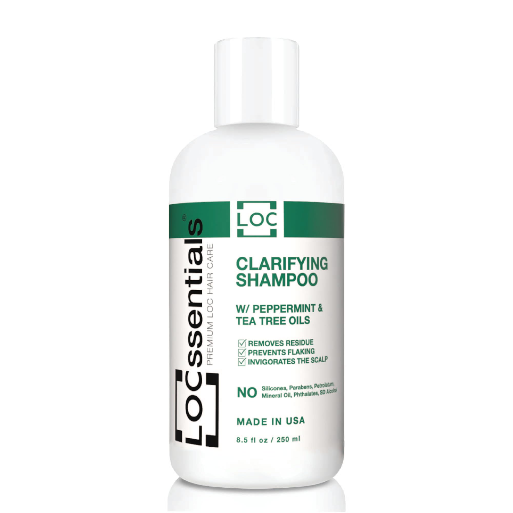 Clarifying Shampoo for Locs – Professional Loc Shampoo for Dreads, Twists, Braids, Interlocks, Microlocs, Faux Locs Crochet Hair – Dreadlock Shampoo with Peppermint and Tea Tree Oils
