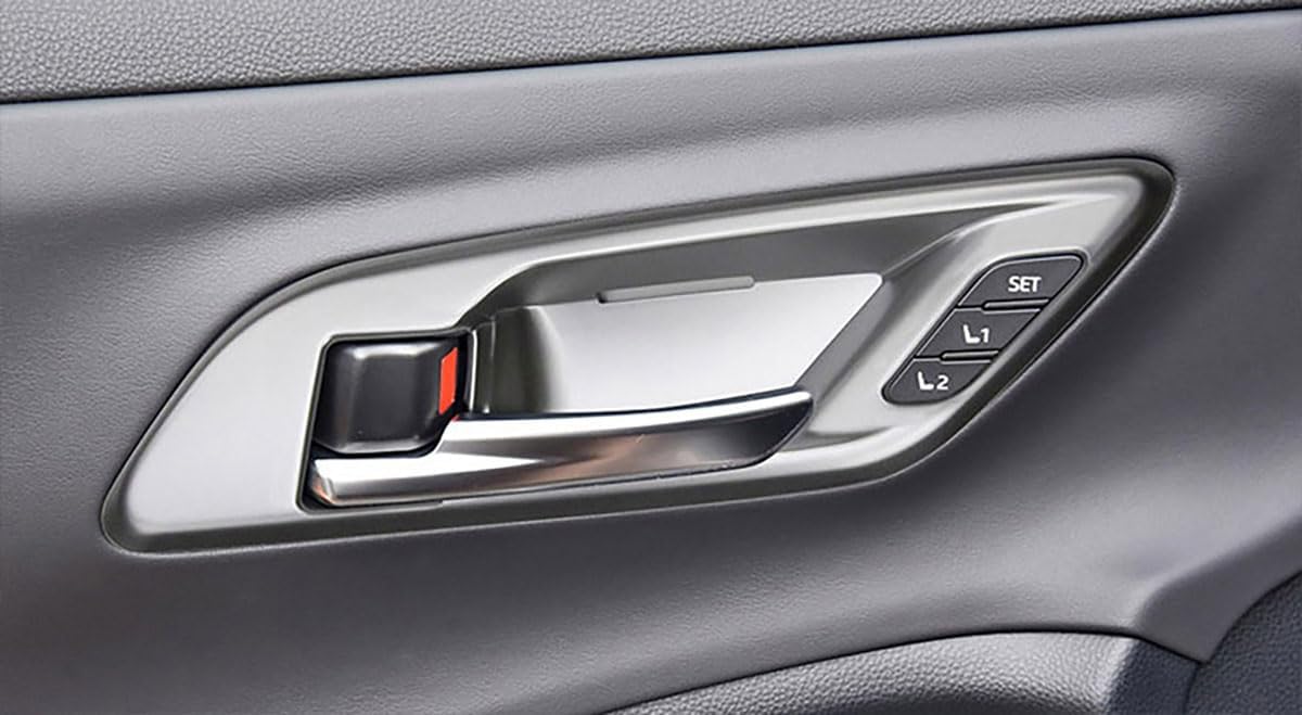 Car Accessories Compatible with Toyota Crown Limited/Platinum/Nightshade 2023 2024 2025 2026 Inner Door Handle Bowl Cover Trims Protector Decoration ABS 4PCS(Glossy Black Style)