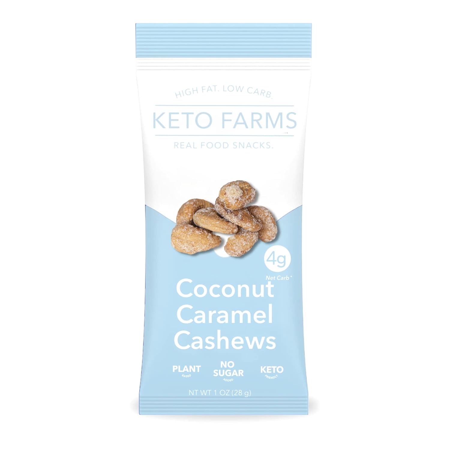 Keto Farms, Coconut Caramel Cashews Trail Mix, Candied