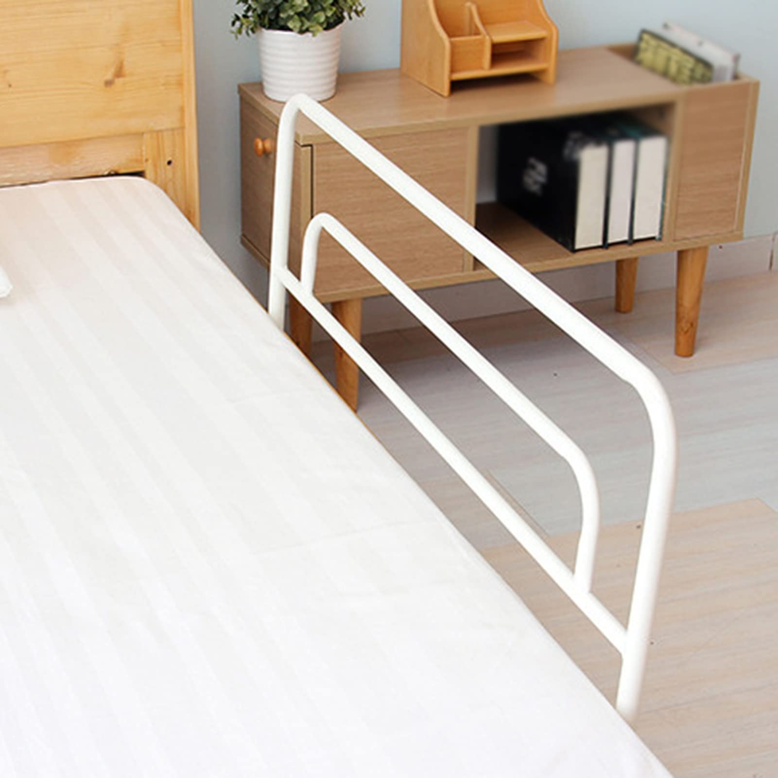 Parapetto Letto Anziani Con Protezione Anticaduta - Maniglia Di Sicurezza Regolabile | Per Letti Twin, Queen, King - Foto 13