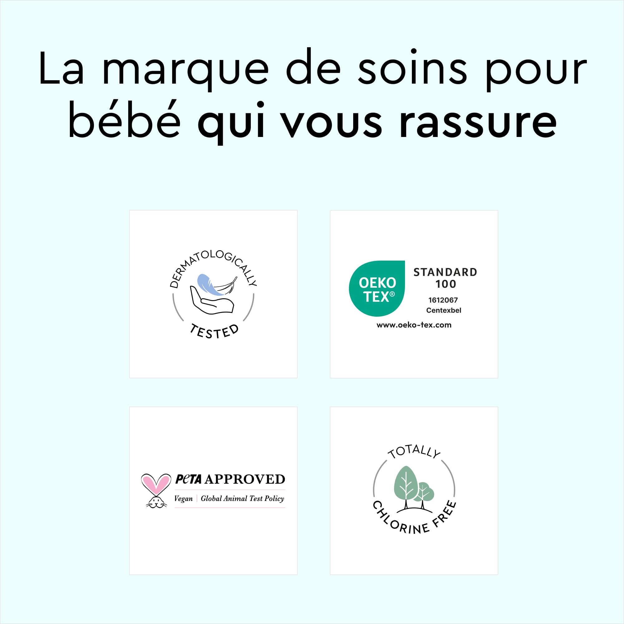 LILLYDOO Matelas à Langer Hypoallergéniques pour Bébé 60x60 cm, 50 pièces (5x10), Alèses Ultra-douces pour les Peaux Sensibles, Sans Parfum ni Lotion, Testés Dermatologiquement