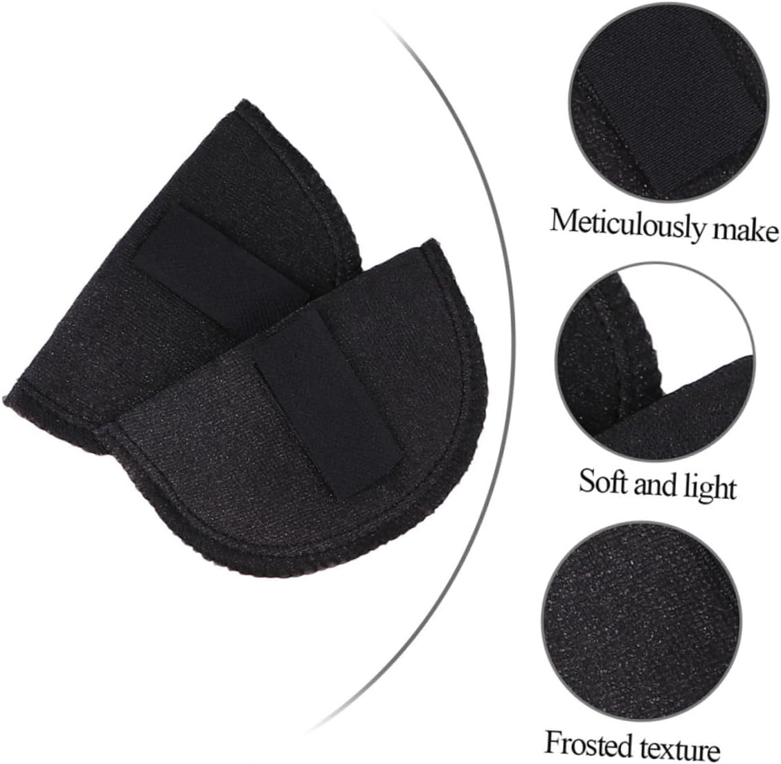 STOBOK 8pairs Upgraded Sponge Shoulder Pads for Women Suit Jackets Lightweight Self-Adhesive Thickness for Everyday Use and Enhanced Shoulder Shape