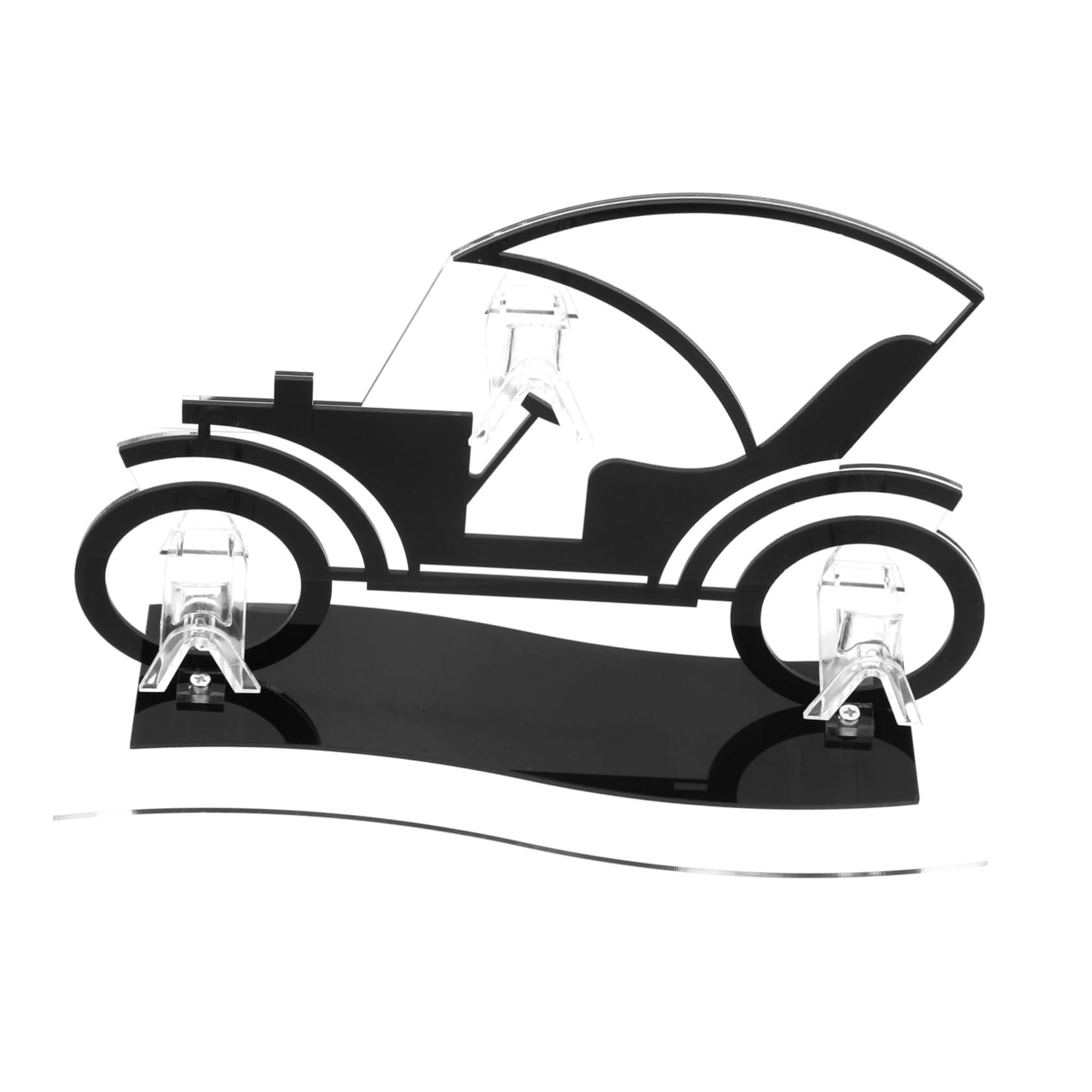 Zerodeko 4stücke Vintage Car Acrylic Brillenhalter Kreativer Sonnenbrillenständer Für Schreibtisch Und Ladentheke Stabiler Organizer Für Sonnenbrillen Brillen Und Skibrillen Für