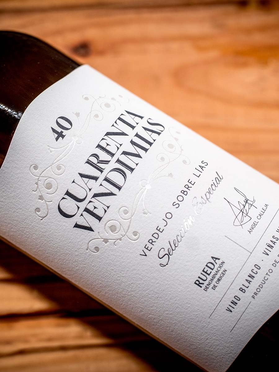 Cuarenta Vendimias Verdejo - Vino Blanco DO Rueda (6 Botellas x 750ml)