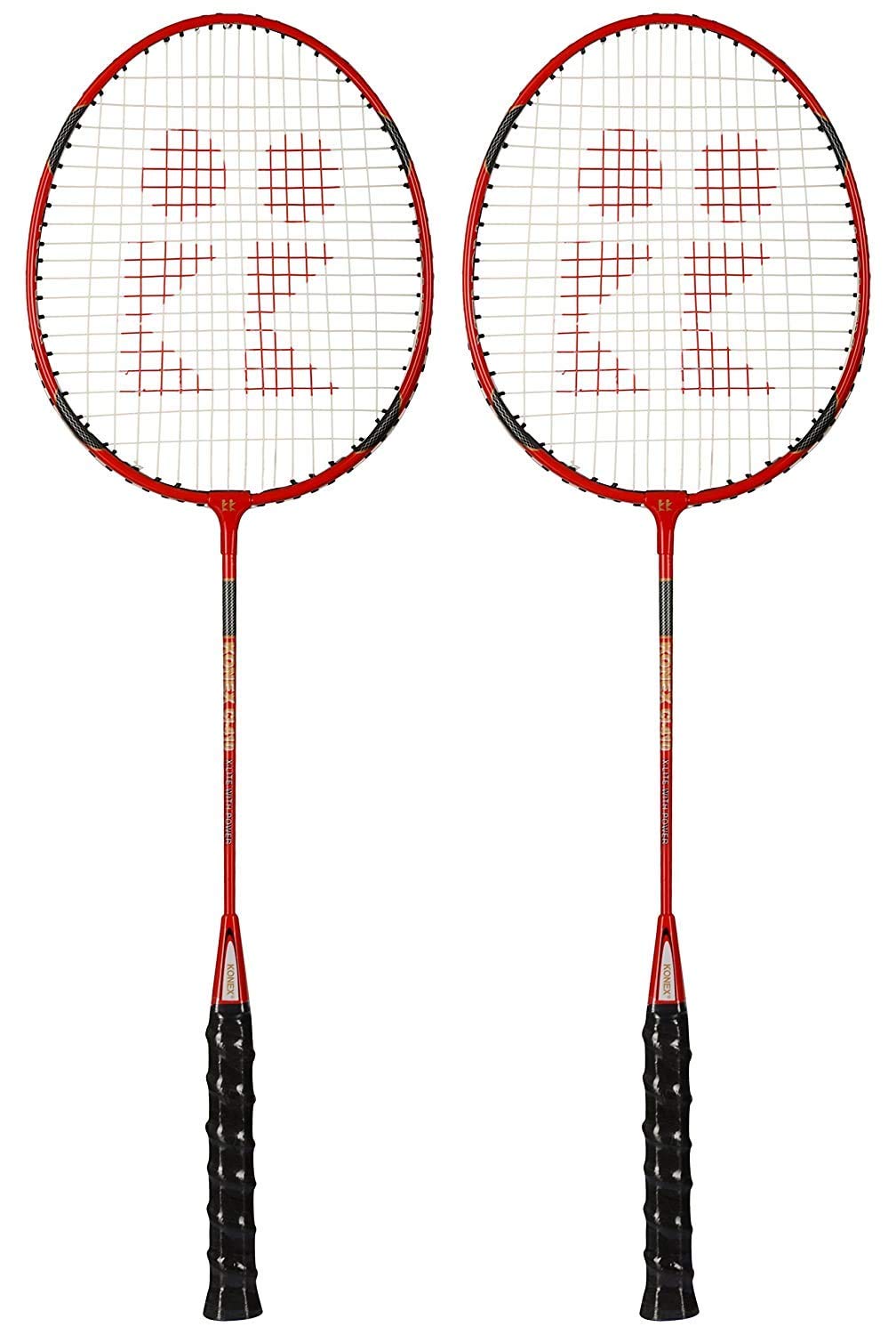 MUNDET WALA Konex Aluminim-1010 Badminton Racket Set of 2 Beginner & Professional Badminton Racquet Set of 2 with Free Cover & 3 Shuttle (Color As Per Availability) (Aluminium Racquet + Shuttle) (B092DLQCHP) Amazon Price History, Amazon Price Tracker