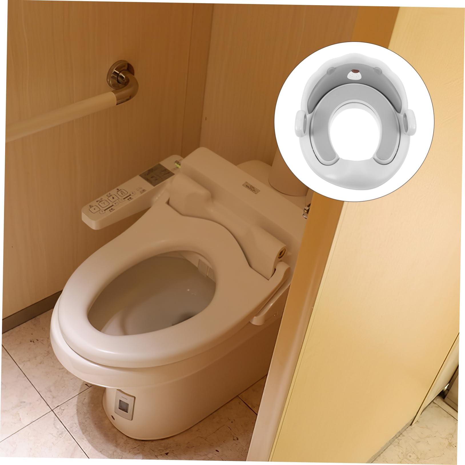 YARNOW Asiento de Inodoro para Reductor para Inodoro de Viaje para Pequeños para Ir al Baño