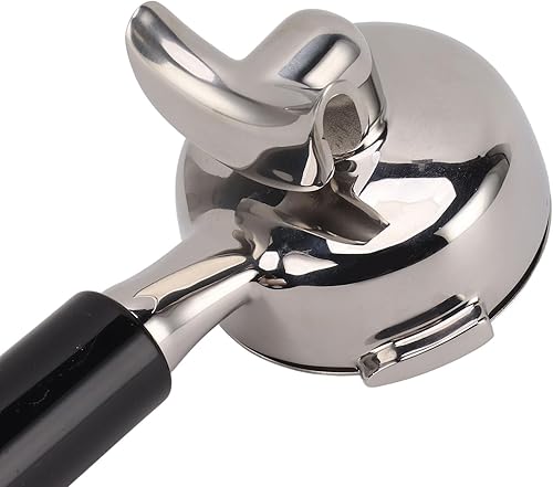 Miniatura 6 de Portafiltro de acero inoxidable de 2.283 in con 2 orejas, soporte de filtro desmontable, pieza de repuesto perfecta para cafetera, mejora el