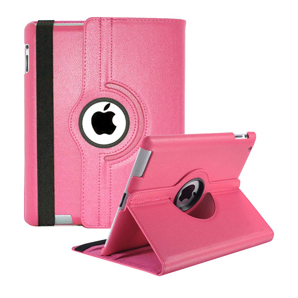 MAETEK iPad Case PU Leather Protective Tablet Cover with Stand Function for Apple iPad (2017/2018 iPad 9.7, Pink)