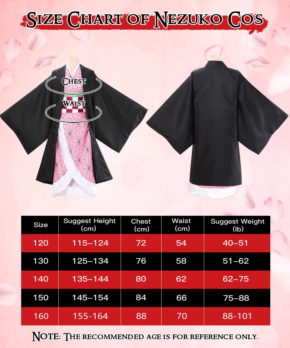 Anime Kimono Cosplay, Japanisches Kostüm Set, Kimono Cape Ensemble, Geschenk für Erwachsener, Japanisches Kostüm für Karneval Halloween Weihnachten